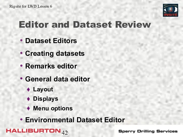 Editor and Dataset Review Dataset Editors Creating datasets Remarks editor