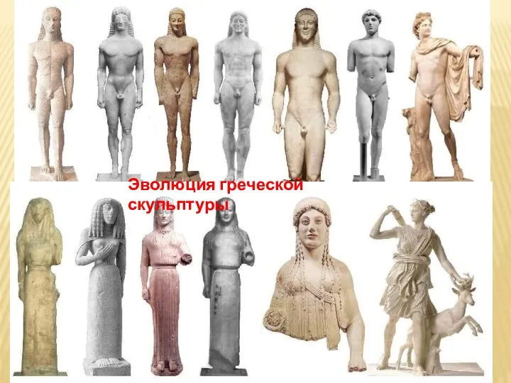 Эволюция греческой скульптуры