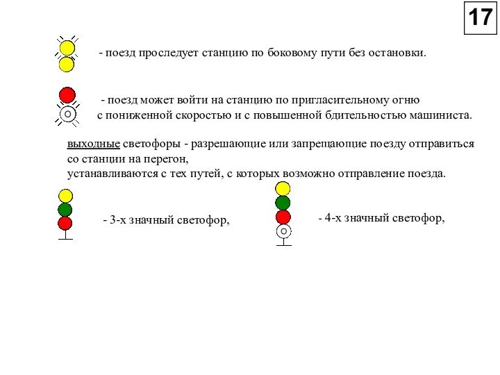 - поезд проследует станцию по боковому пути без остановки. -