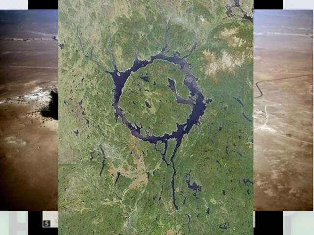 Космогенный фактор Падение метеоритов - образование ударных кратеров (астроблем) Вредефорт (ЮАР) Попигай (Россия)