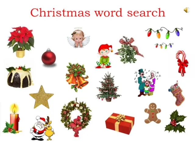 Christmas word search