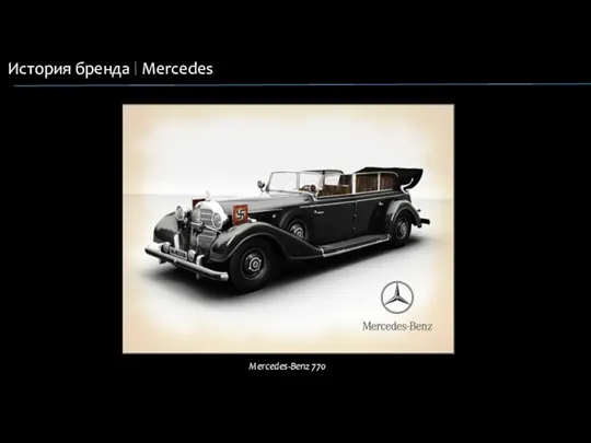 История бренда Mercedes Mercedes-Benz 770