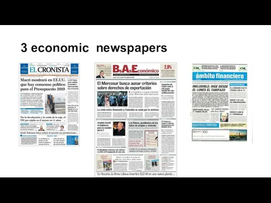 3 economic newspapers