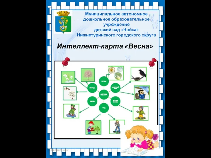 Муниципальное автономное дошкольное образовательное учреждение детский сад «Чайка» Нижнетуринского городского округа Интеллект-карта «Весна»