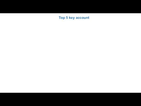 Top 5 key account