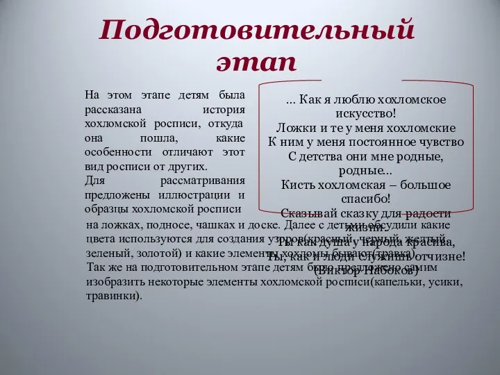 Подготовительный этап … Как я люблю хохломское искусство! Ложки и