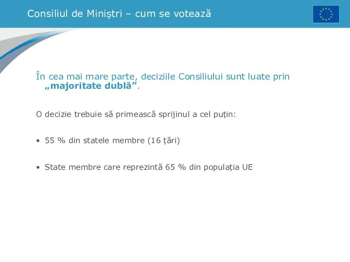 Consiliul de Miniștri – cum se votează În cea mai