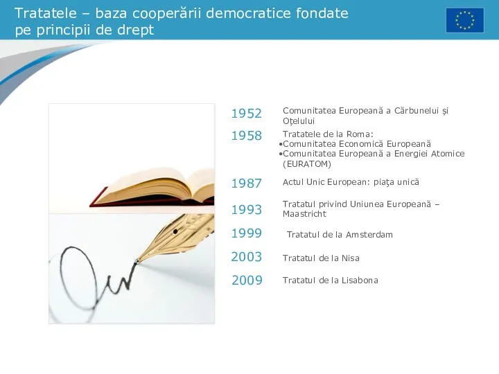 Tratatele – baza cooperării democratice fondate pe principii de drept