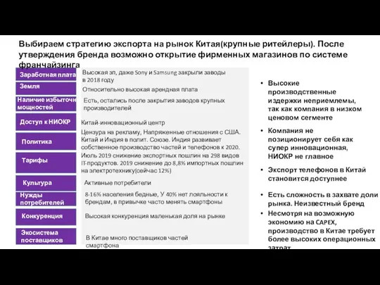 Компания не позиционирует себя как супер инновационная, НИОКР не главное