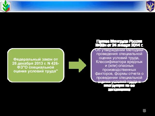 Федеральный закон от 28 декабря 2013 г. N 426-ФЗ"О специальной