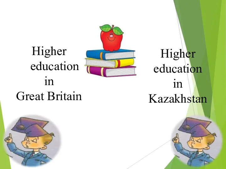 Higher education in Great Britain Higher education in Kazakhstan