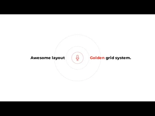 Awesome layout Golden grid system.