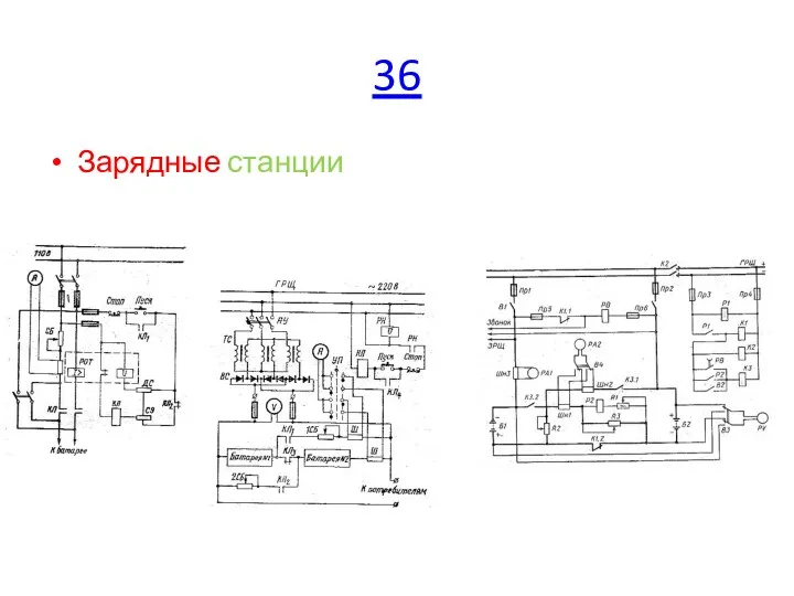 36 Зарядные станции