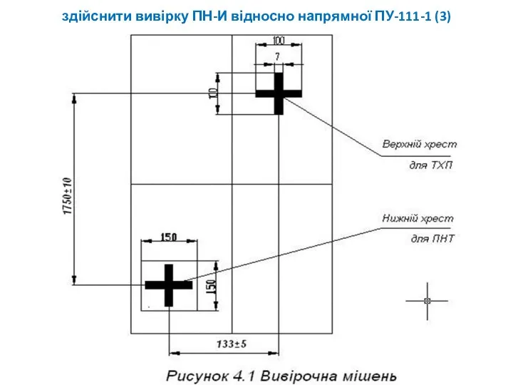 здійснити вивірку ПН-И відносно напрямної ПУ-111-1 (3)