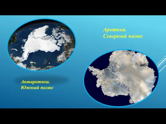 Арктика. Северный полюс Антарктика. Южный полюс
