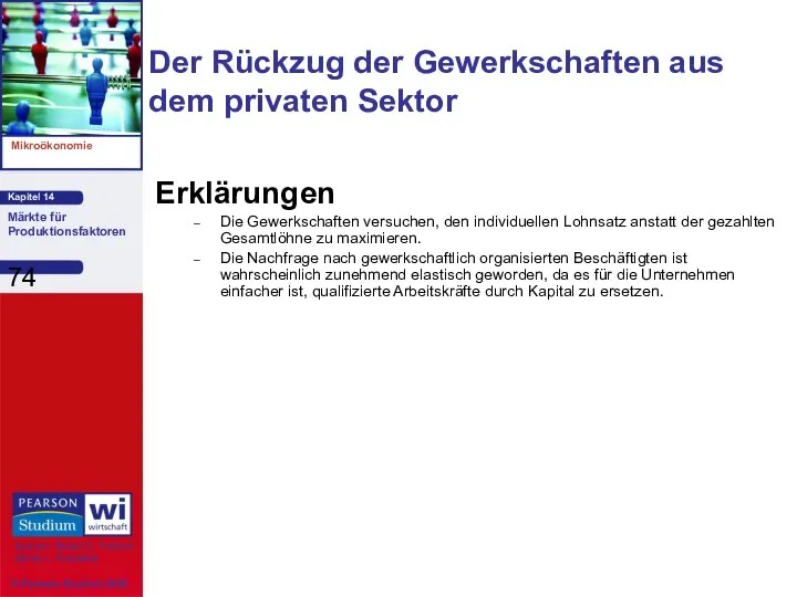 Erklärungen Die Gewerkschaften versuchen, den individuellen Lohnsatz anstatt der gezahlten