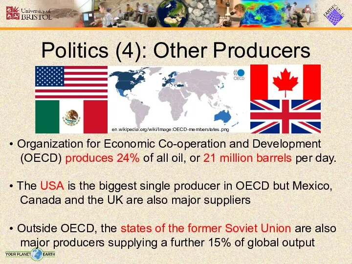 Politics (4): Other Producers Organization for Economic Co-operation and Development