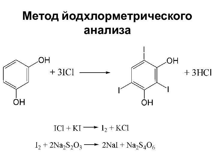 Метод йодхлорметрического анализа