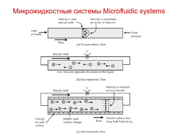 Микрожидкостные системы Microfluidic systems