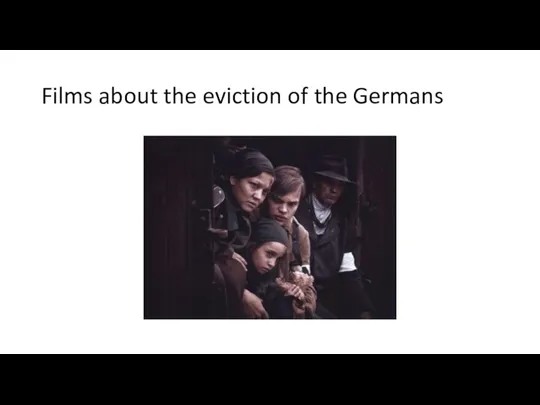 Films about the eviction of the Germans