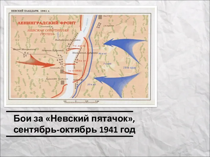 Бои за «Невский пятачок», сентябрь-октябрь 1941 год