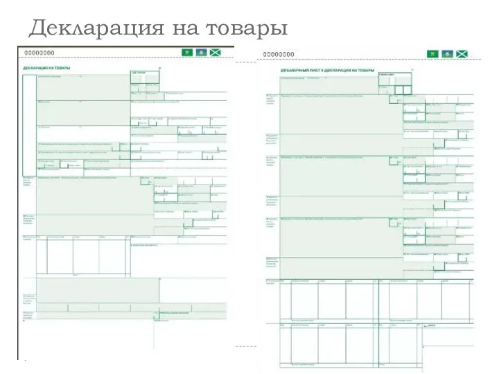 Декларация на товары