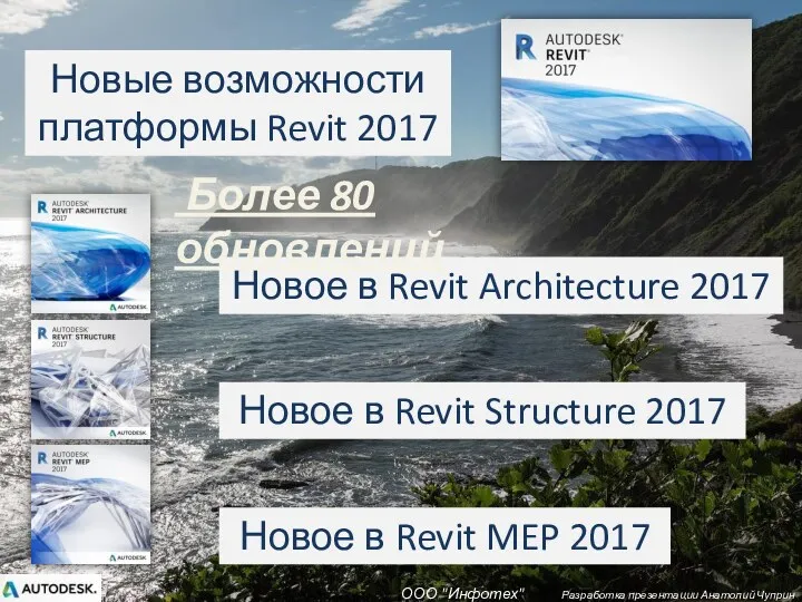 Новые возможности платформы Revit 2017 Новое в Revit Architecture 2017