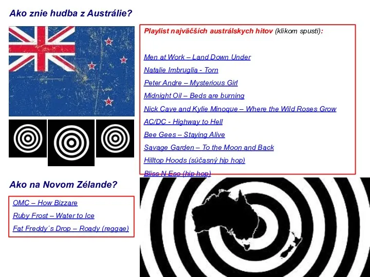 Ako znie hudba z Austrálie? Playlist najväčších austrálskych hitov (klikom