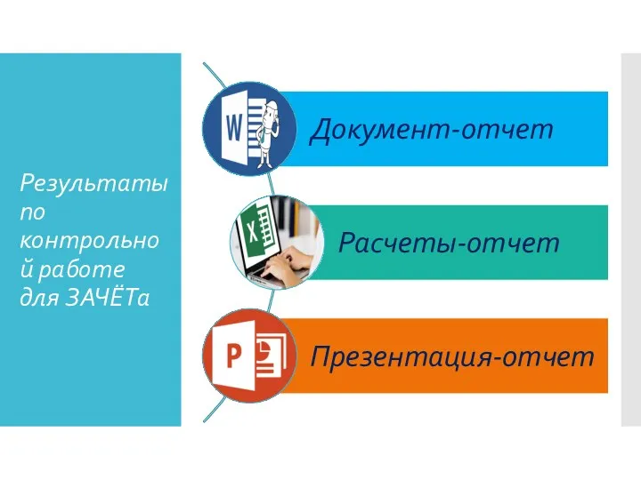 Результаты по контрольной работе для ЗАЧЁТа