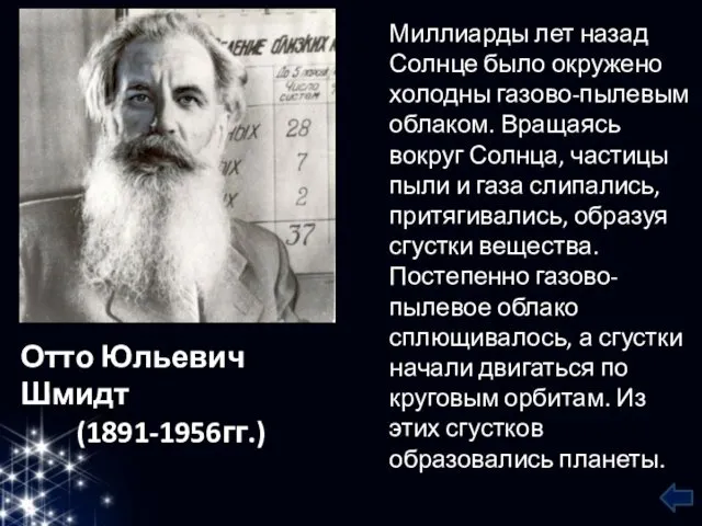 Миллиарды лет назад Солнце было окружено холодны газово-пылевым облаком. Вращаясь