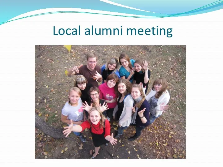 Local alumni meeting