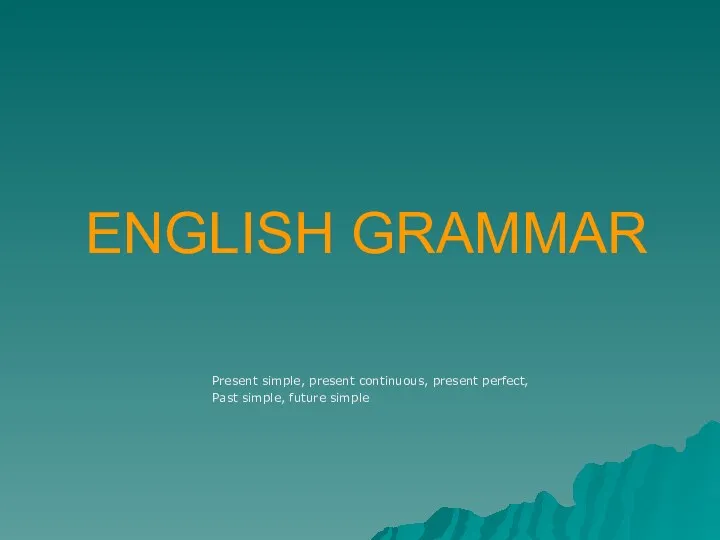 Еnglish grammar