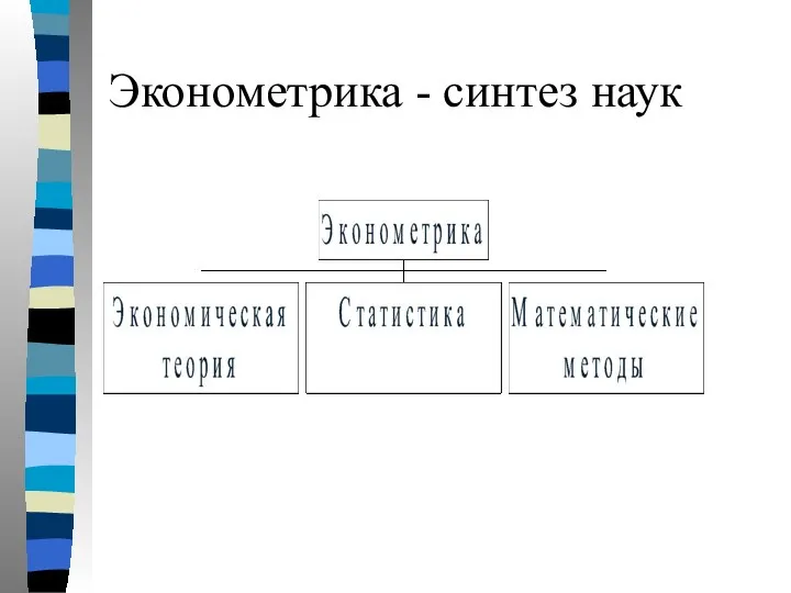 Эконометрика - синтез наук