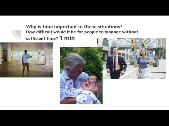 Why is time important in these situations? How difficult would