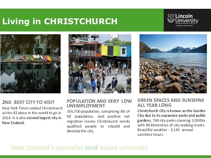 Living in CHRISTCHURCH 2ND BEST CITY TO VISIT New York