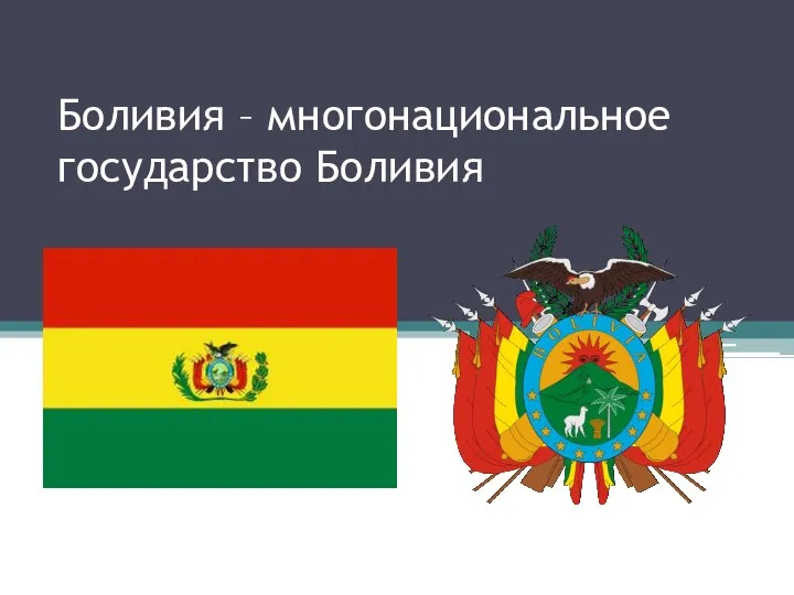 Многонациональное государство Боливия