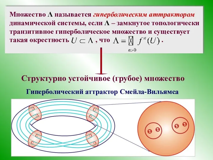 Структурно устойчивое (грубое) множество Гиперболический аттрактор Смейла-Вильямса