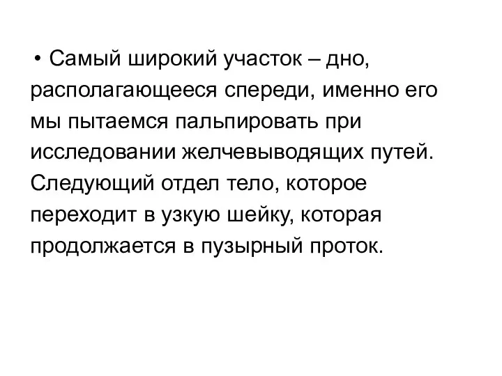 Самый широкий участок – дно, располагающееся спереди, именно его мы