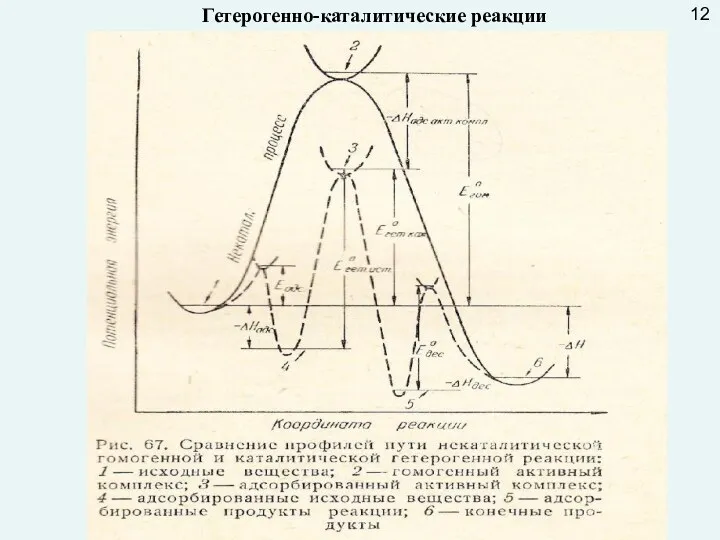 Гетерогенно-каталитические реакции 12