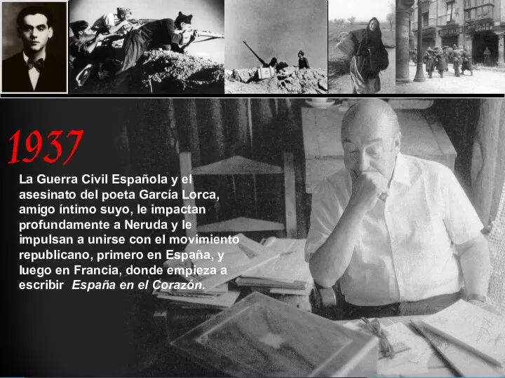 La Guerra Civil Española y el asesinato del poeta García