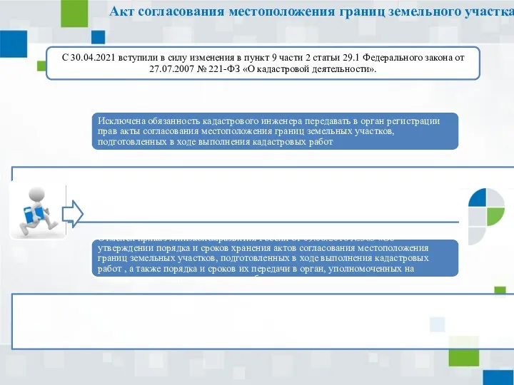 Исключена обязанность кадастрового инженера передавать в орган регистрации прав акты