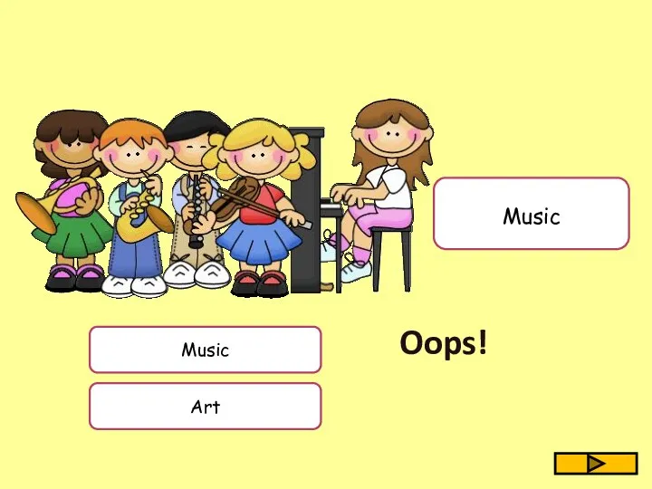 Music Art Music Oops!
