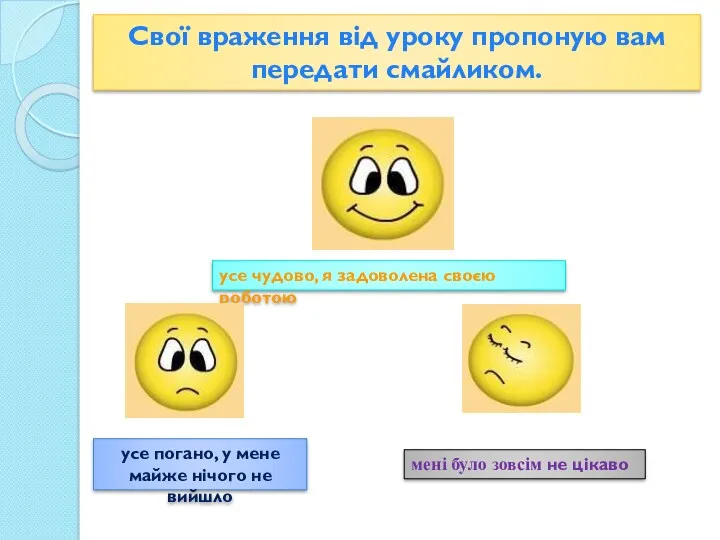 усе чудово, я задоволена своєю роботою усе погано, у мене