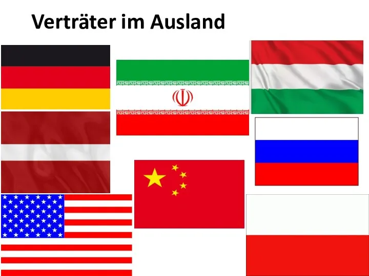 Verträter im Ausland