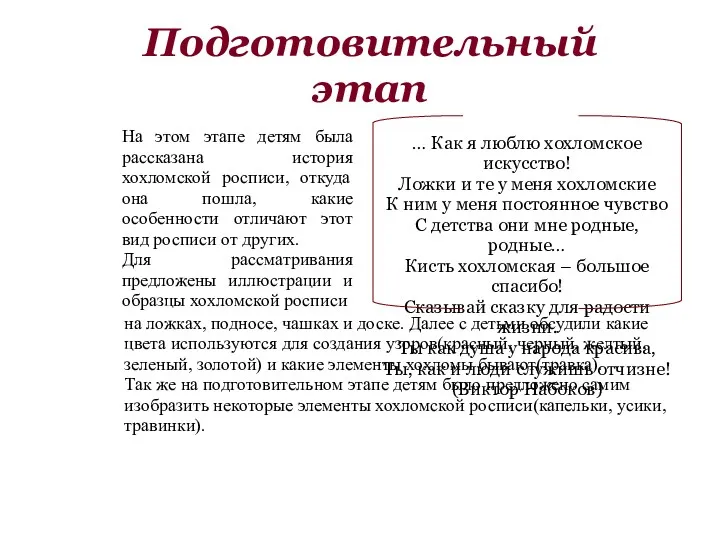 Подготовительный этап … Как я люблю хохломское искусство! Ложки и