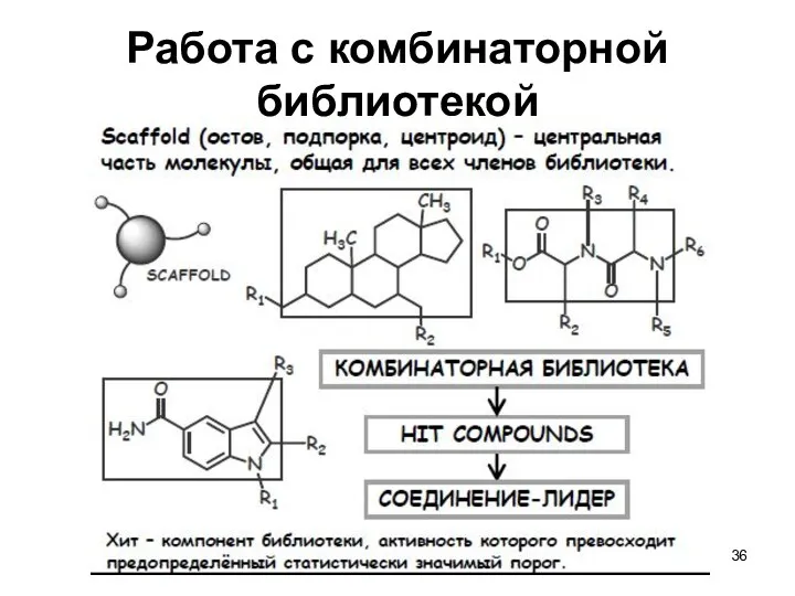 Работа с комбинаторной библиотекой