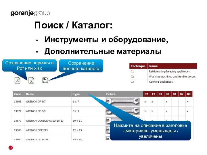 Поиск / Каталог: Инструменты и оборудование, Дополнительные материалы Нажмите на