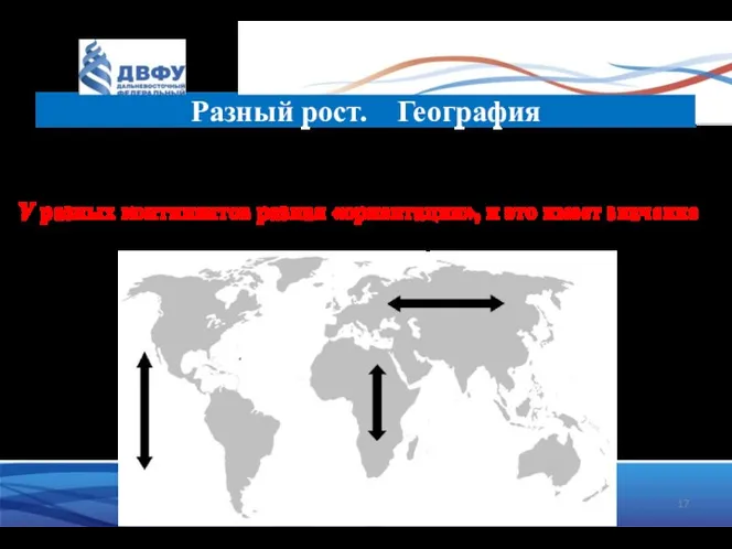 Разная география: климат, ресурсы Наделенность ресурсами –– совершенно необязательно благо