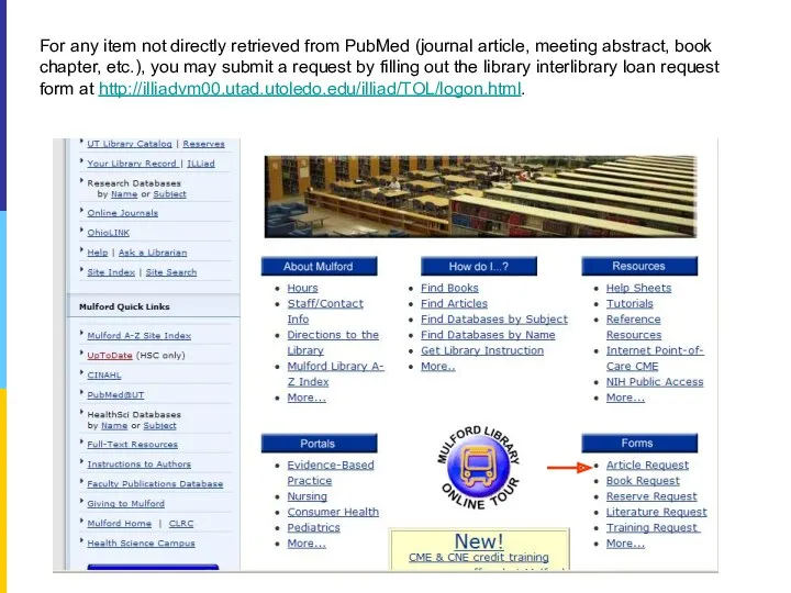 For any item not directly retrieved from PubMed (journal article,