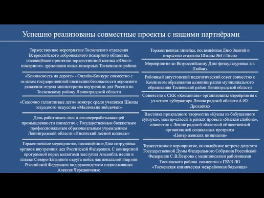 Торжественное мероприятие Тосненского отделения Всероссийского добровольного пожарного общества, посвящённое принятию